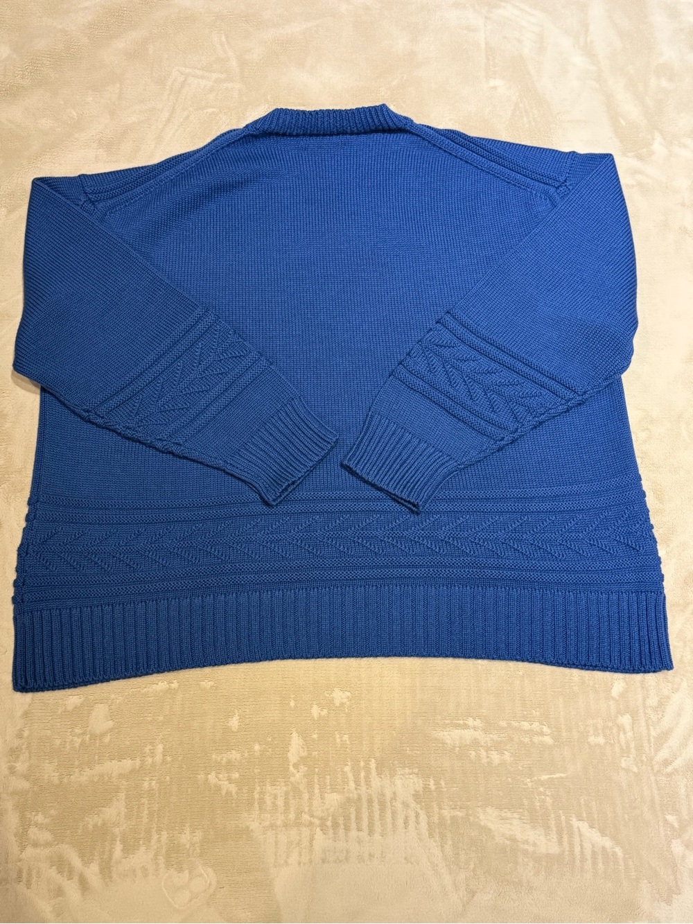 Charl Knitwear West Jumper in Blue - Picture 6 of 11